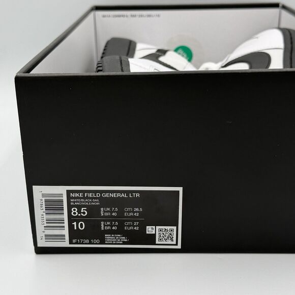 SIZE 8.5 - NEW Nike Field General Leather White Sail Black IF1738-100 MENS main image 11